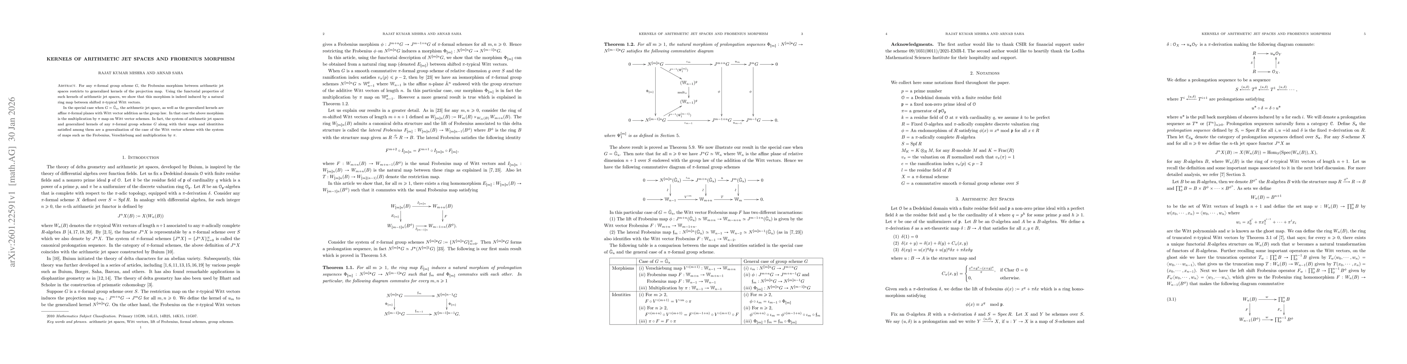 Thumbnail for Kernels of Arithmetic Jet Spaces and Frobenius Morphism