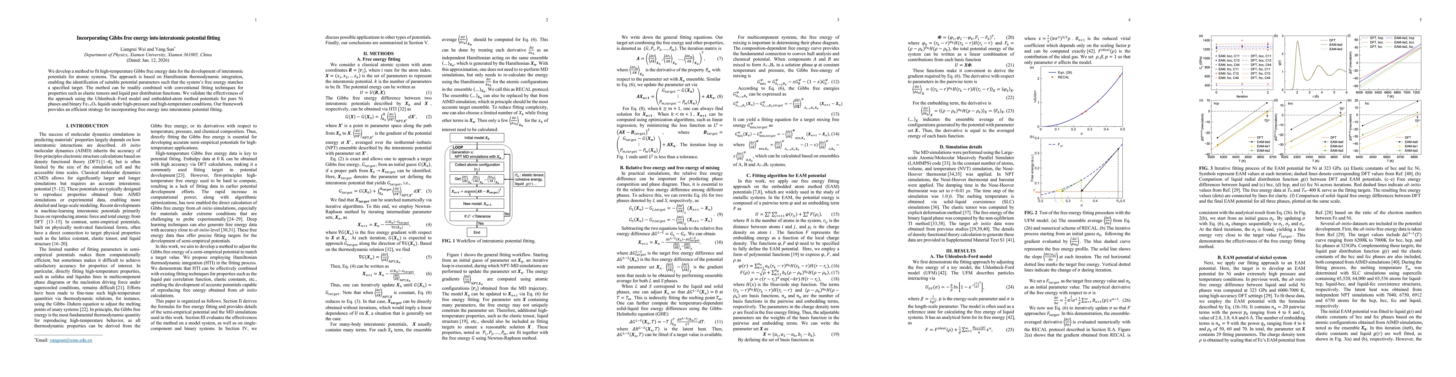 Thumbnail for Incorporating Gibbs free energy into interatomic potential fitting