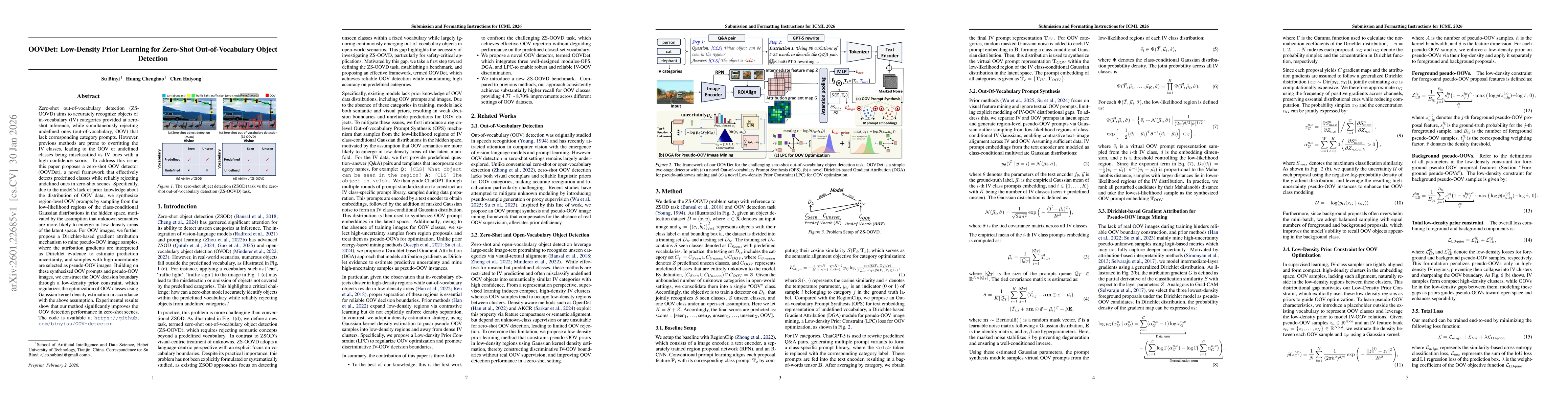 Thumbnail for OOVDet: Low-Density Prior Learning for Zero-Shot Out-of-Vocabulary Object Detection