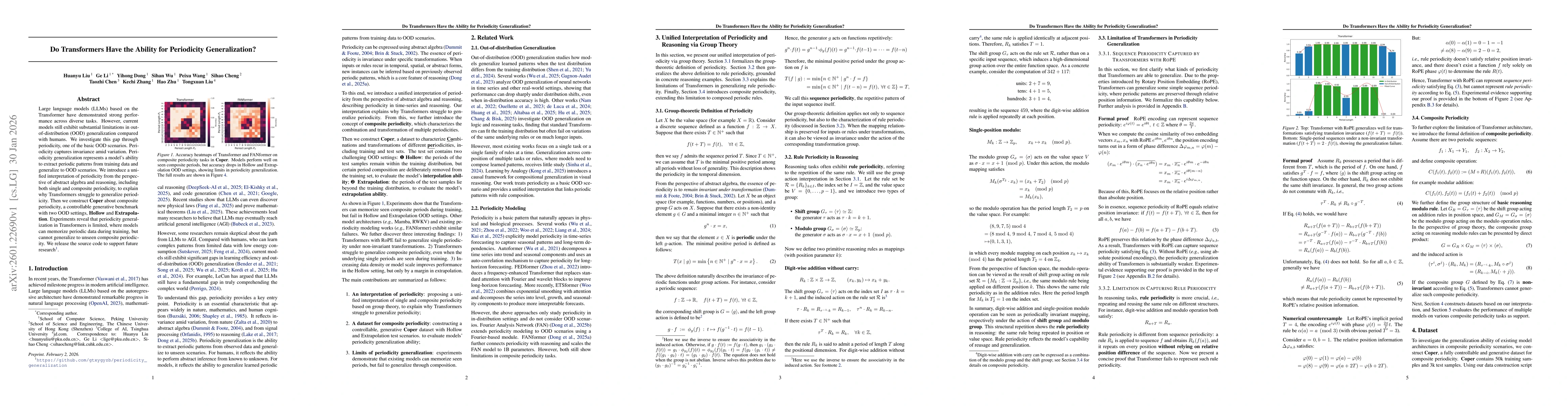 Thumbnail for Do Transformers Have the Ability for Periodicity Generalization?