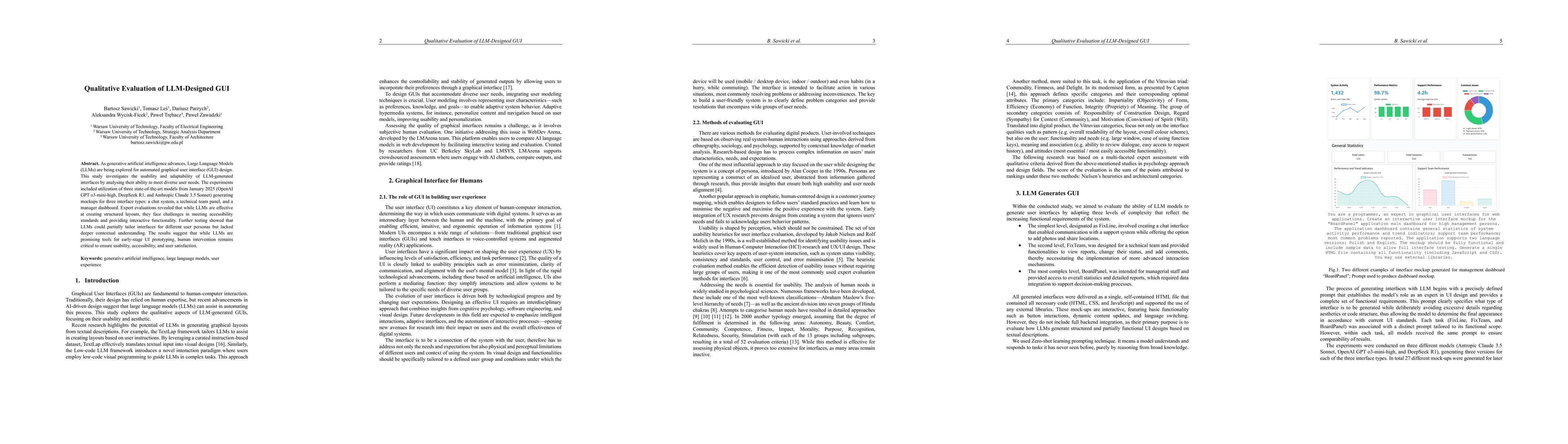 Thumbnail for Qualitative Evaluation of LLM-Designed GUI