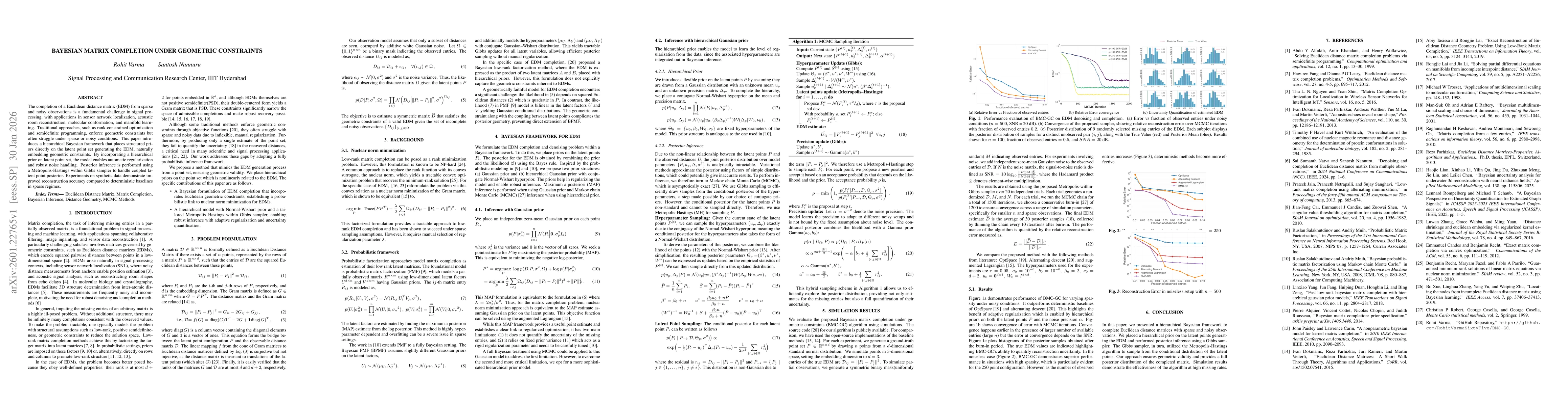 Thumbnail for Bayesian Matrix Completion Under Geometric Constraints