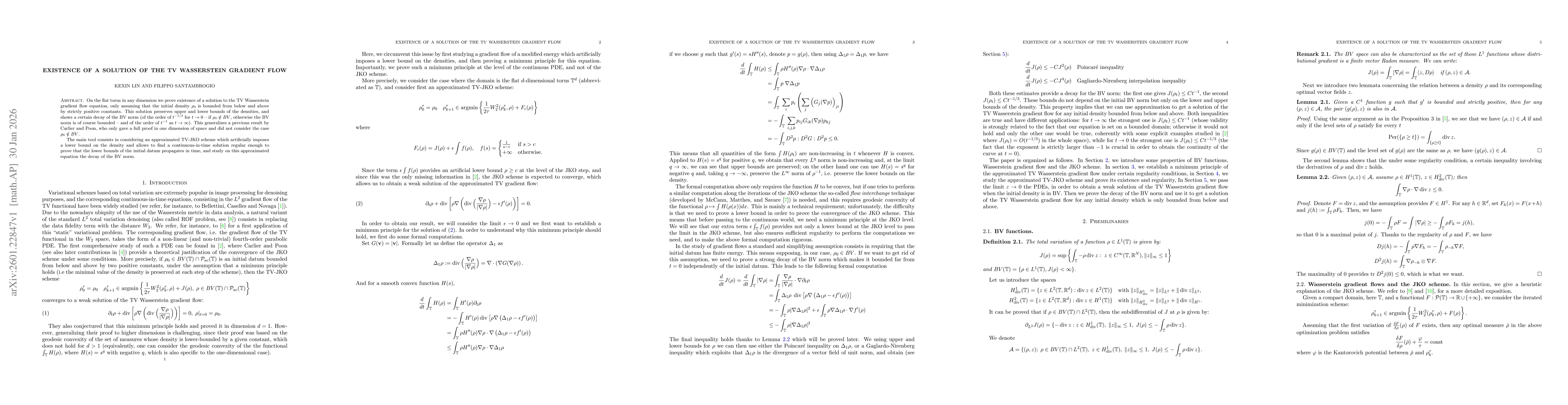 Thumbnail for Existence of a solution of the TV Wasserstein gradient flow