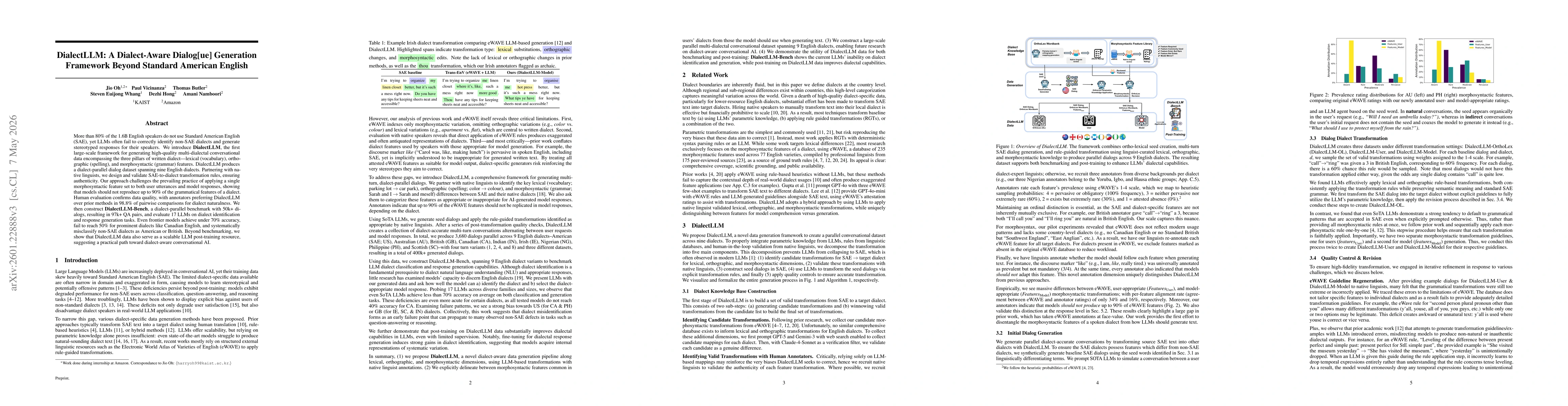 Thumbnail for Should LLMs, $\textit{like}$, Generate How Users Talk? Building Dialect-Accurate Dialog[ue]s Beyond the American Default with MDial