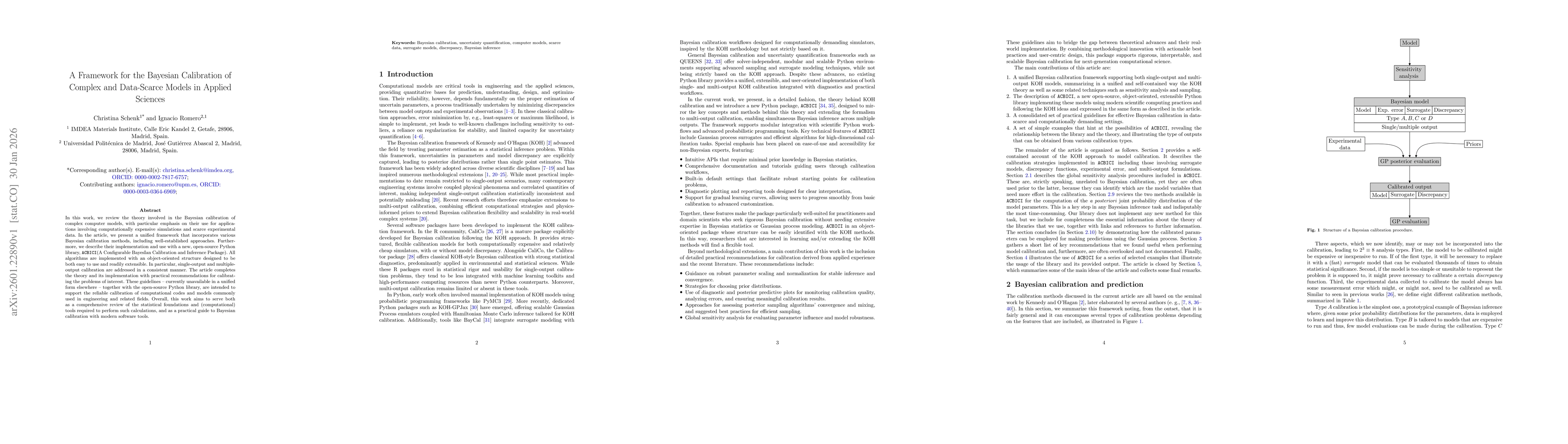 Thumbnail for A Framework for the Bayesian Calibration of Complex and Data-Scarce Models in Applied Sciences