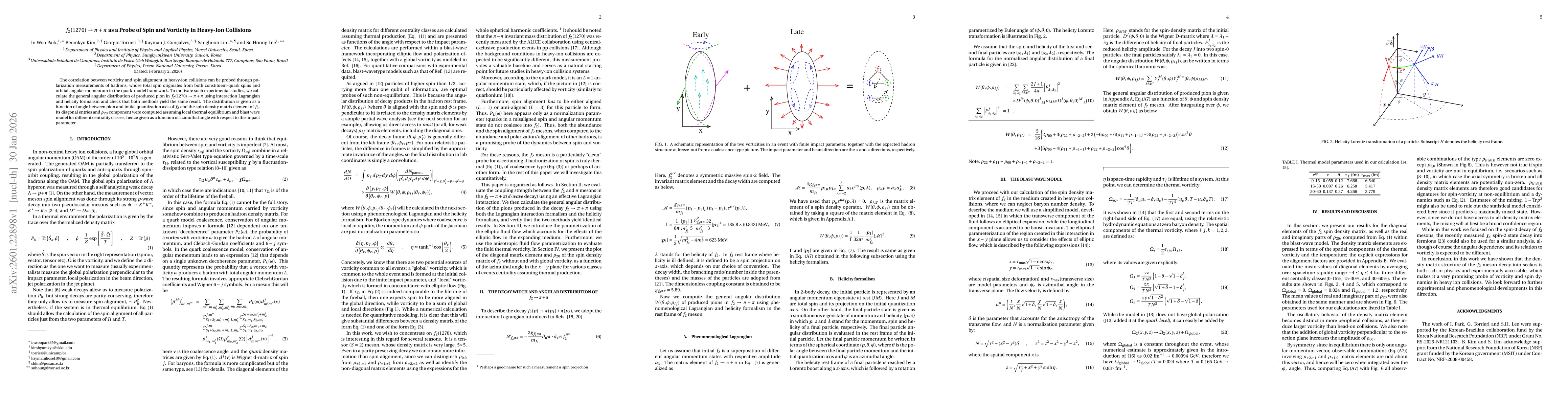 Thumbnail for $f_2(1270)\toπ+π$ as a probe of spin and vorticity in heavy-ion collisions