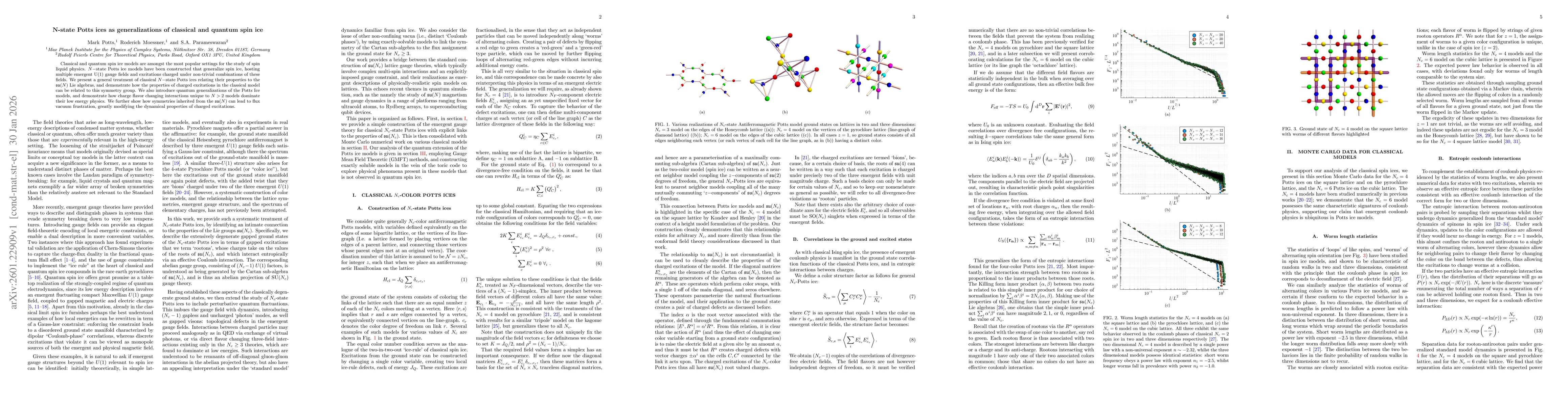 Thumbnail for N-state Potts ices as generalizations of classical and quantum spin ice