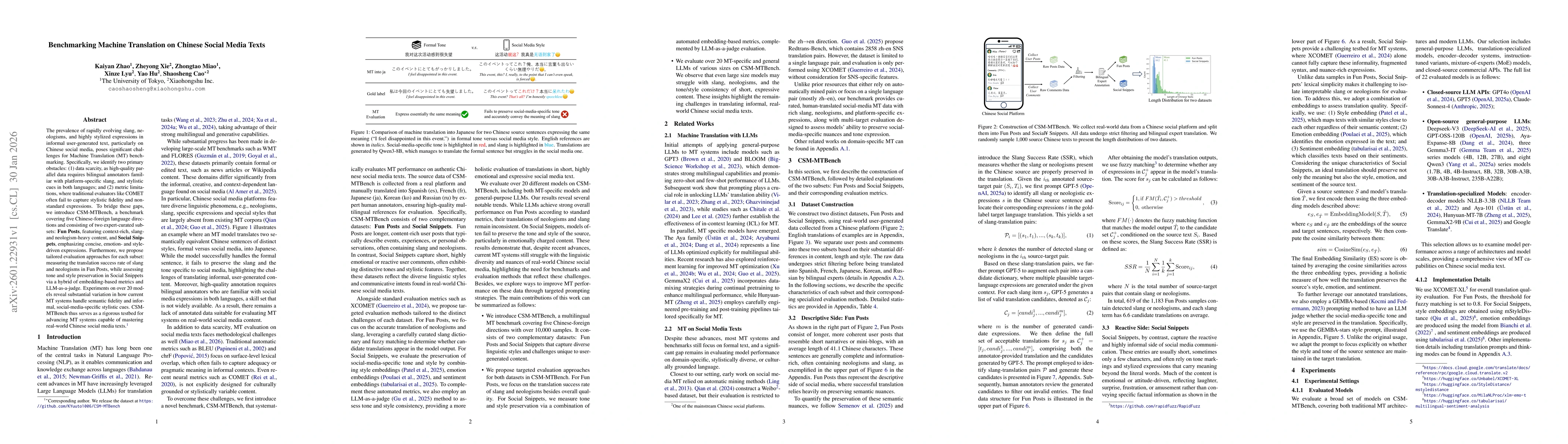 Thumbnail for Benchmarking Machine Translation on Chinese Social Media Texts