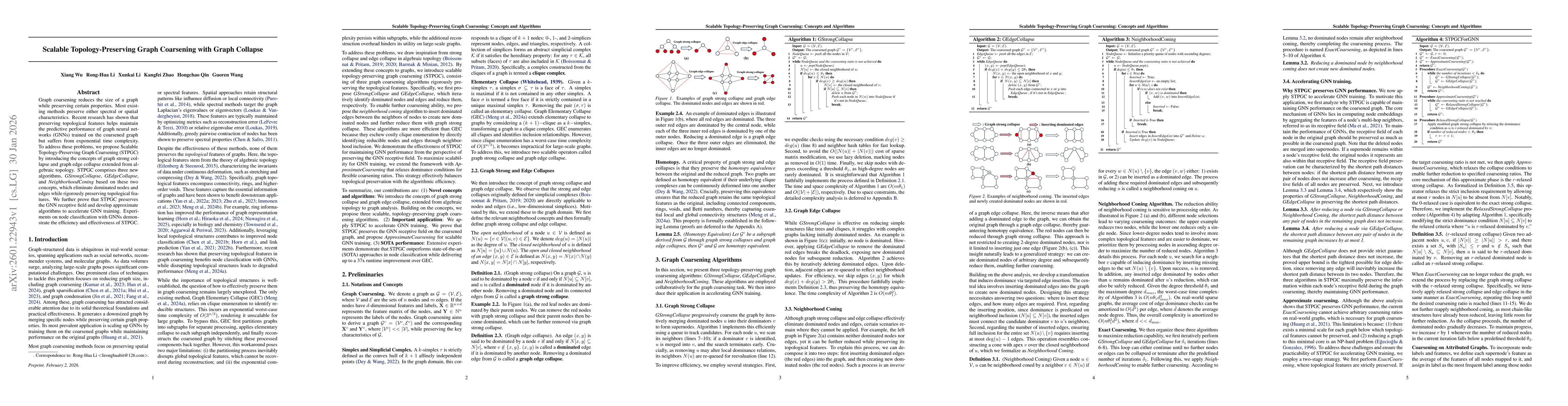 Thumbnail for Scalable Topology-Preserving Graph Coarsening with Graph Collapse