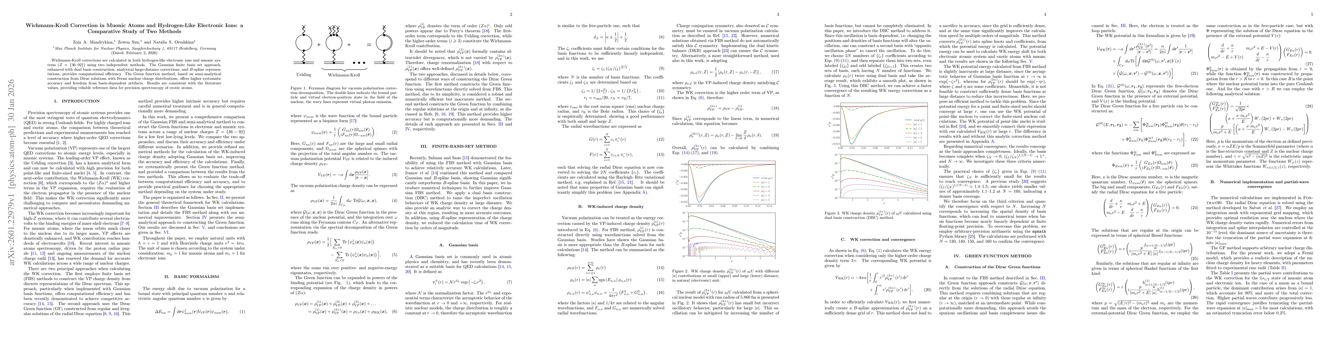 Thumbnail for Wichmann-Kroll Correction in Muonic Atoms and Hydrogen-Like Electronic Ions: a Comparative Study of Two Methods