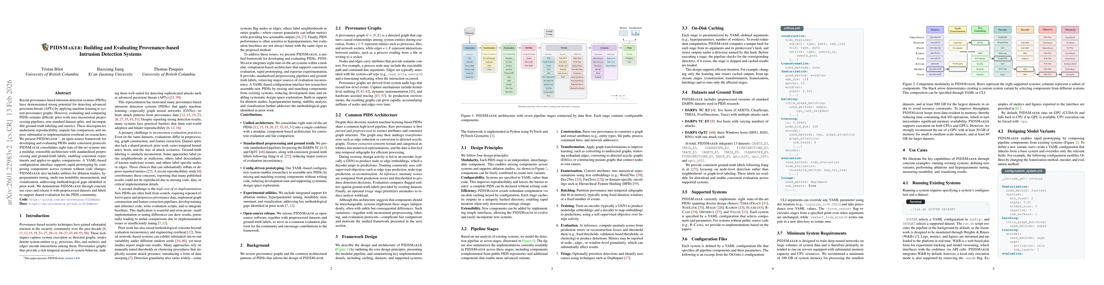Thumbnail for PIDSMaker: Building and Evaluating Provenance-based Intrusion Detection Systems