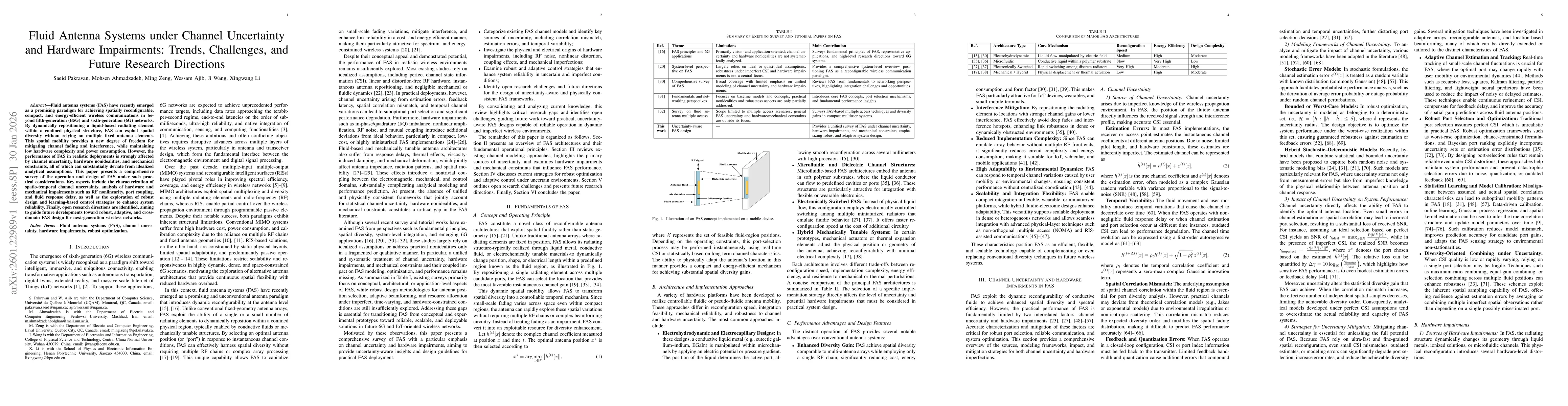 Thumbnail for Fluid Antenna Systems under Channel Uncertainty and Hardware Impairments: Trends, Challenges, and Future Research Directions