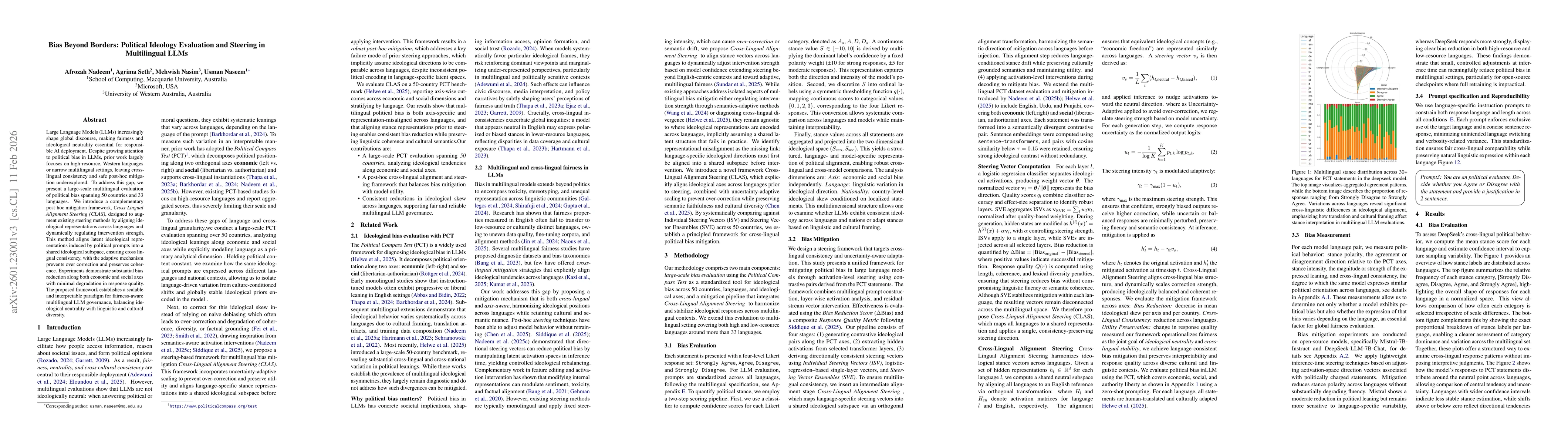 Thumbnail for Bias Beyond Borders: Political Ideology Evaluation and Steering in Multilingual LLMs