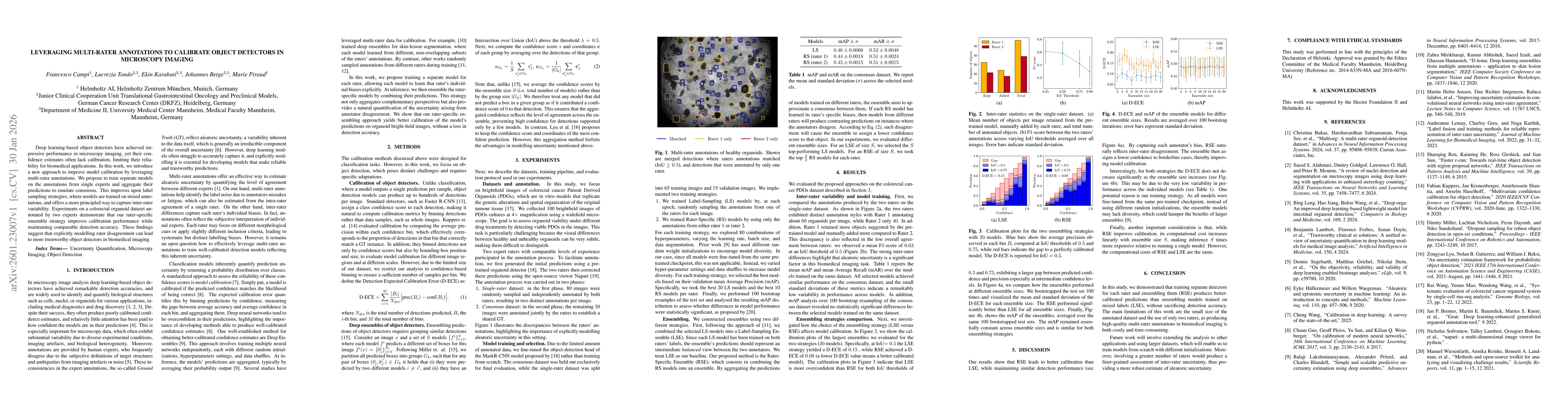 Thumbnail for Leveraging Multi-Rater Annotations to Calibrate Object Detectors in Microscopy Imaging
