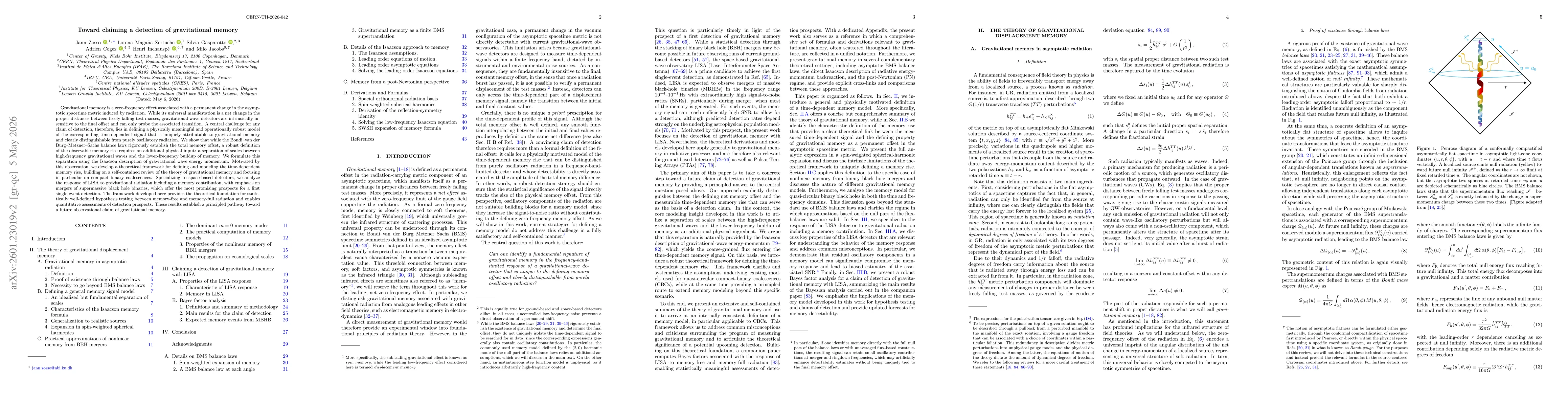 Thumbnail for Towards Claiming a Detection of Gravitational Memory