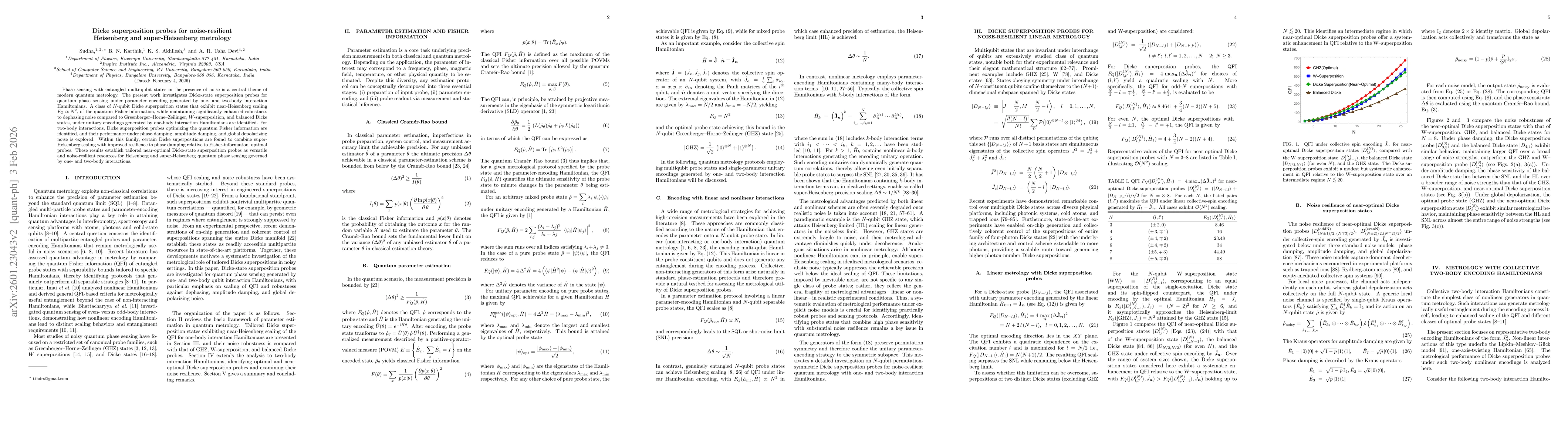 Thumbnail for Dicke superposition probes for noise-resilient Heisenberg and super-Heisenberg Metrology