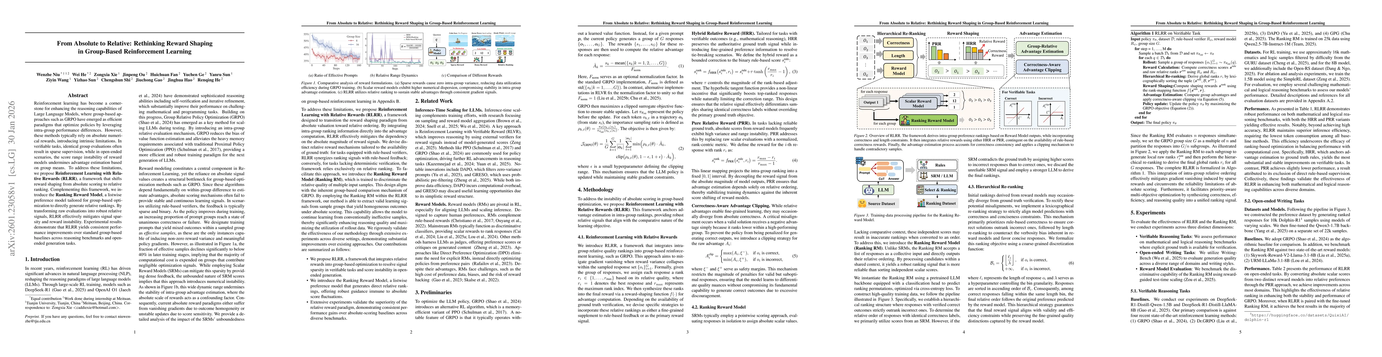 Thumbnail for From Absolute to Relative: Rethinking Reward Shaping in Group-Based Reinforcement Learning