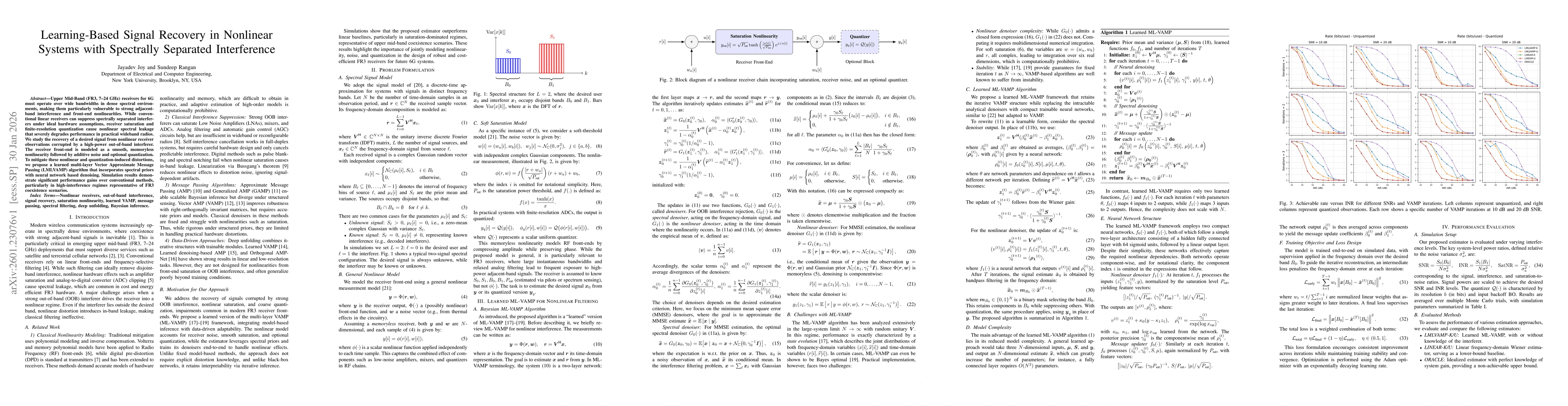 Thumbnail for Learning-Based Signal Recovery in Nonlinear Systems with Spectrally Separated Interference