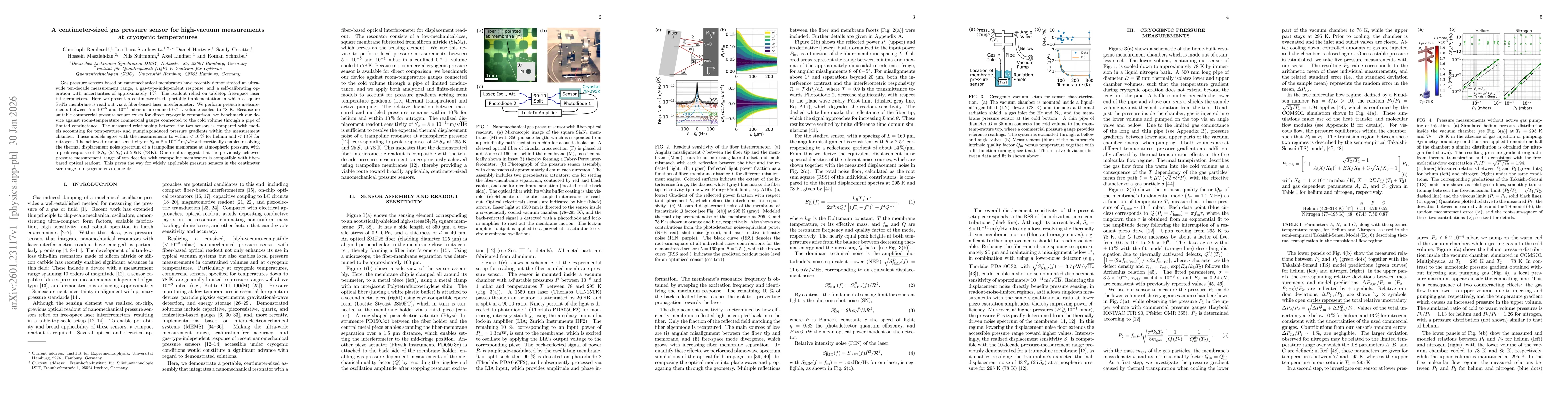 Thumbnail for A centimeter-sized gas pressure sensor for high-vacuum measurements at cryogenic temperatures