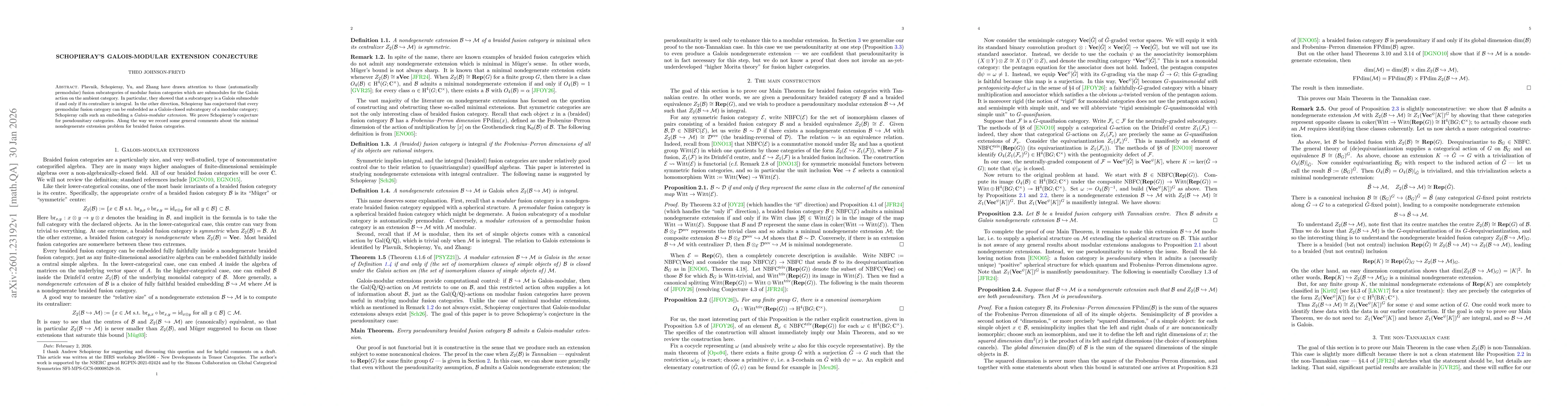 Thumbnail for Schopieray's Galois-modular extension conjecture