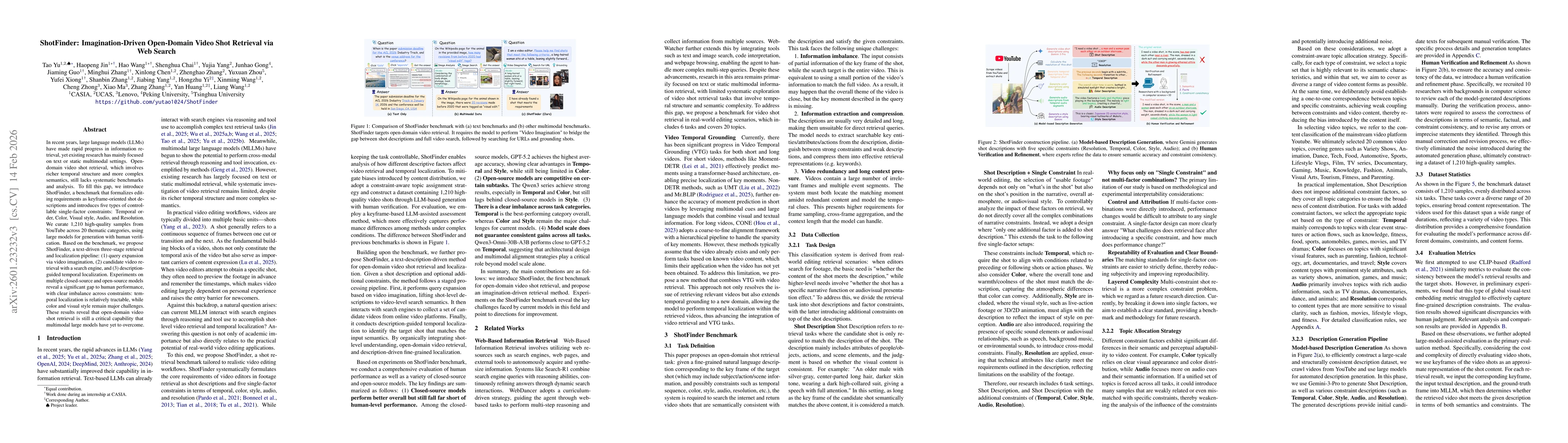 Thumbnail for ShotFinder: Imagination-Driven Open-Domain Video Shot Retrieval via Web Search
