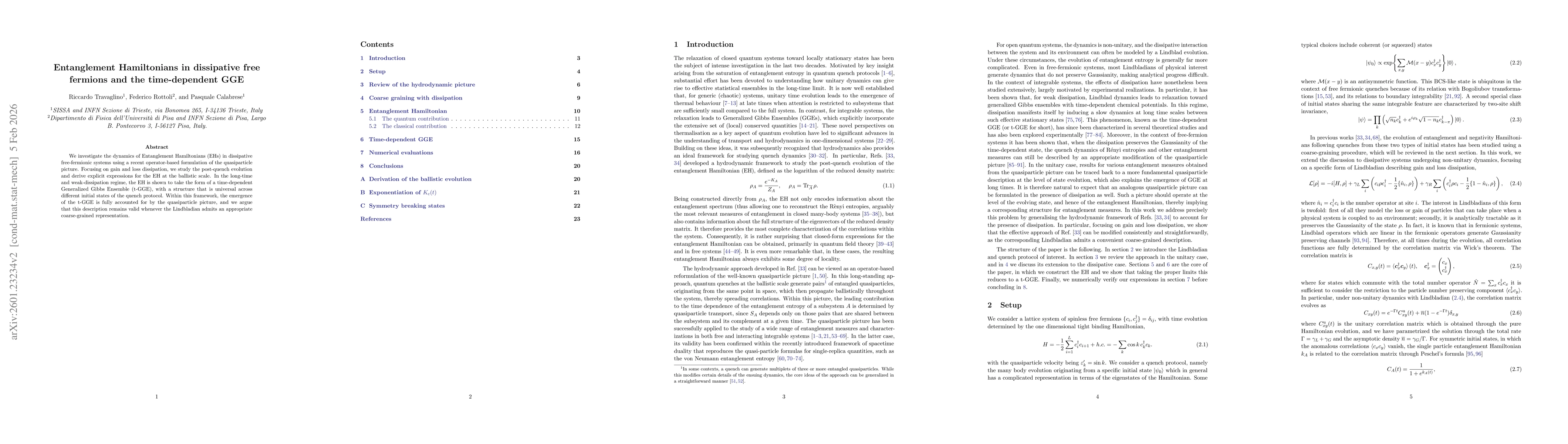 Thumbnail for Entanglement Hamiltonians in dissipative free fermions and the time-dependent GGE