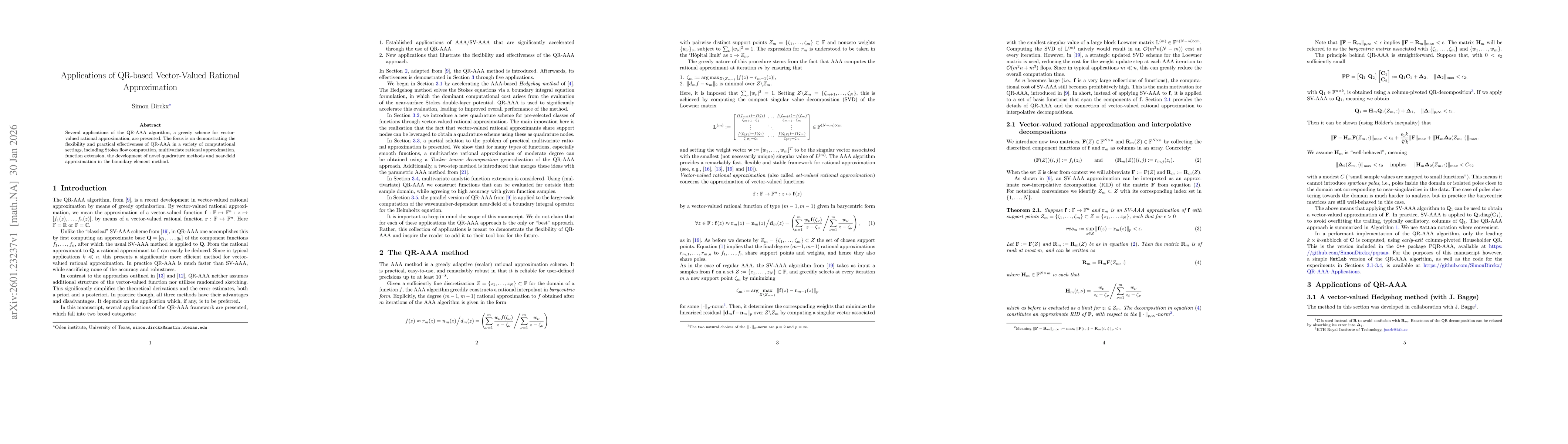 Thumbnail for Applications of QR-based Vector-Valued Rational Approximation