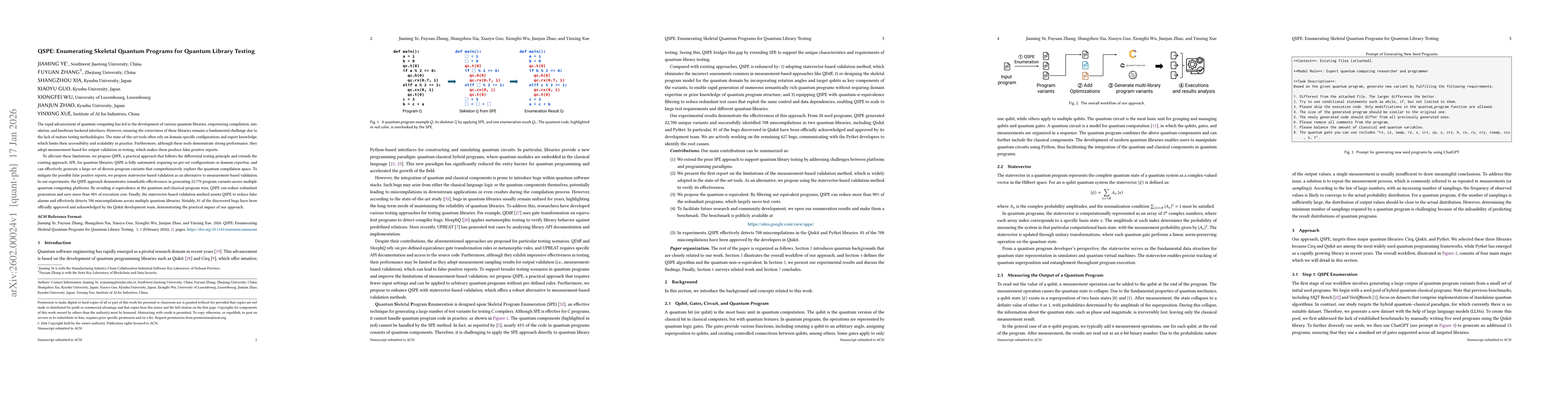 Thumbnail for QSPE: Enumerating Skeletal Quantum Programs for Quantum Library Testing