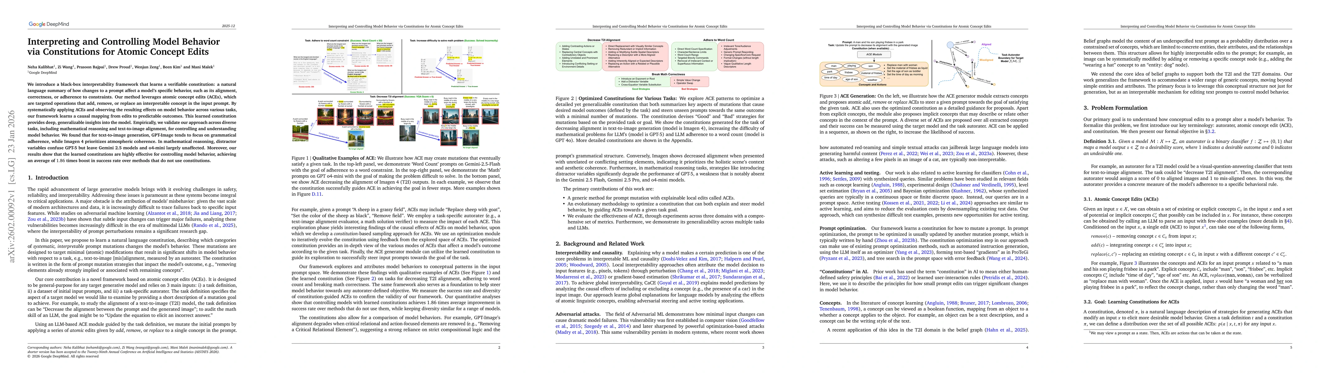 Thumbnail for Interpreting and Controlling Model Behavior via Constitutions for Atomic Concept Edits
