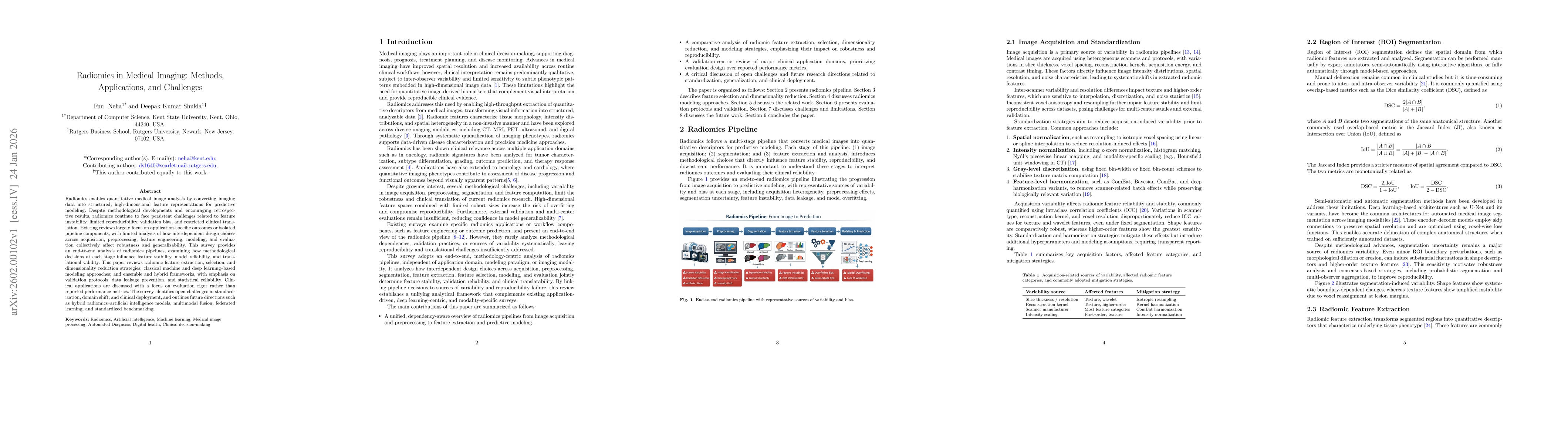 Thumbnail for Radiomics in Medical Imaging: Methods, Applications, and Challenges