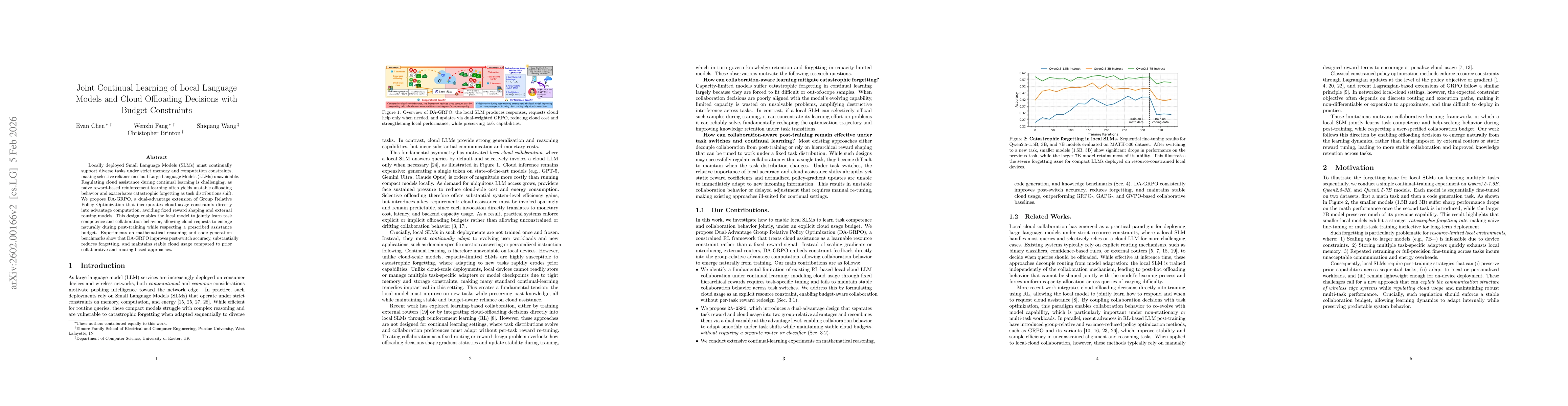 Thumbnail for Joint Continual Learning of Local Language Models and Cloud Offloading Decisions with Budget Constraints