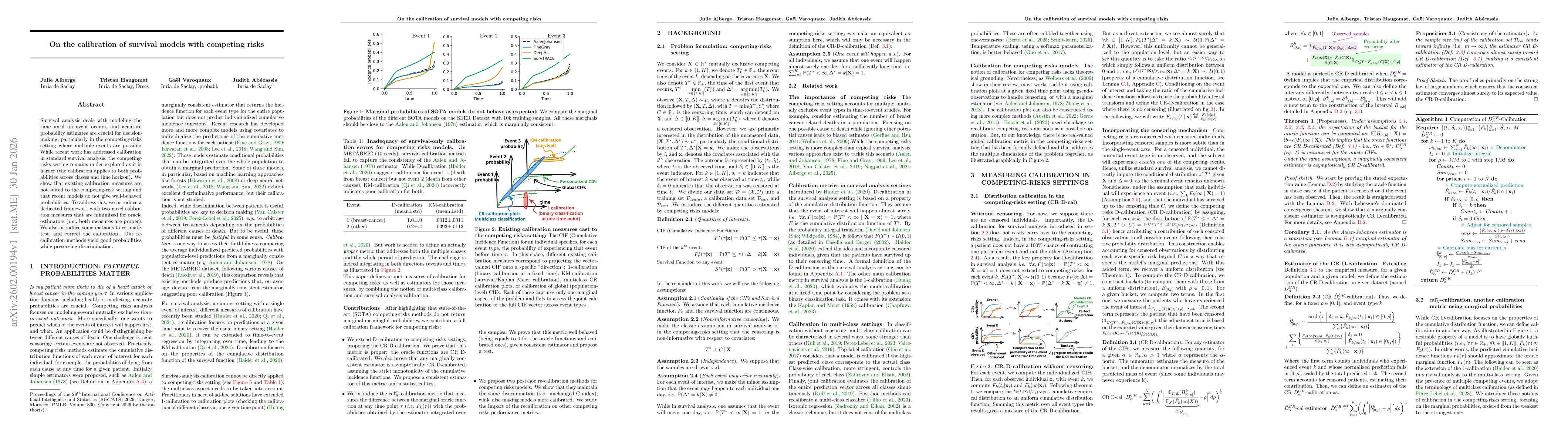 Thumbnail for On the calibration of survival models with competing risks