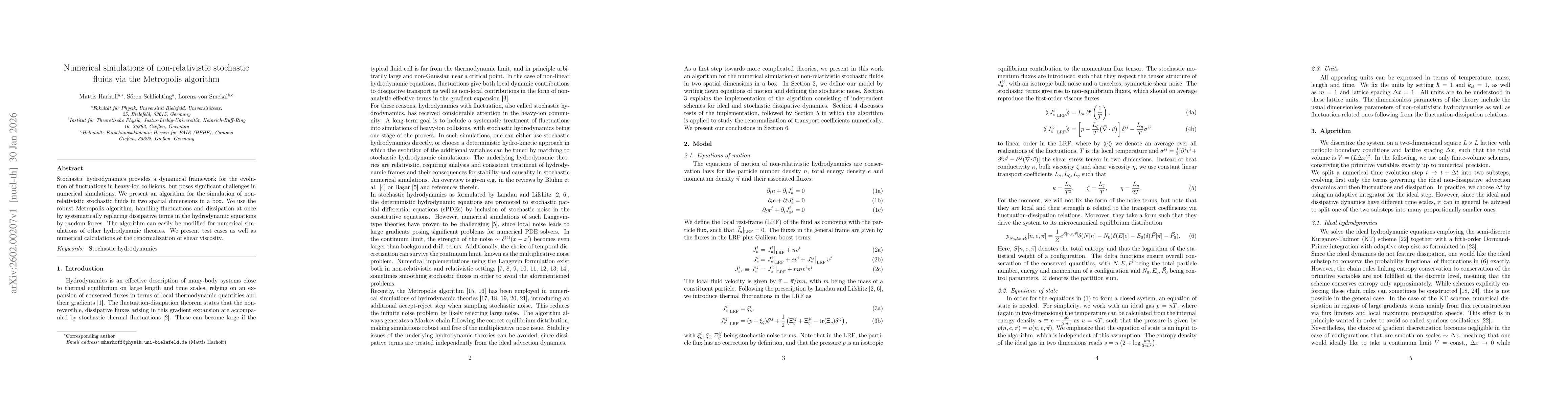 Thumbnail for Numerical simulations of non-relativistic stochastic fluids via the Metropolis algorithm
