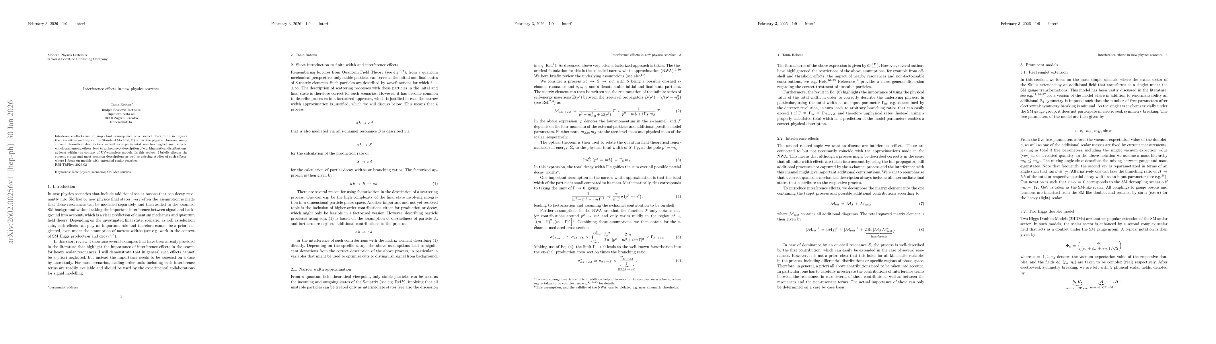 Thumbnail for Interference effects in new physics searches
