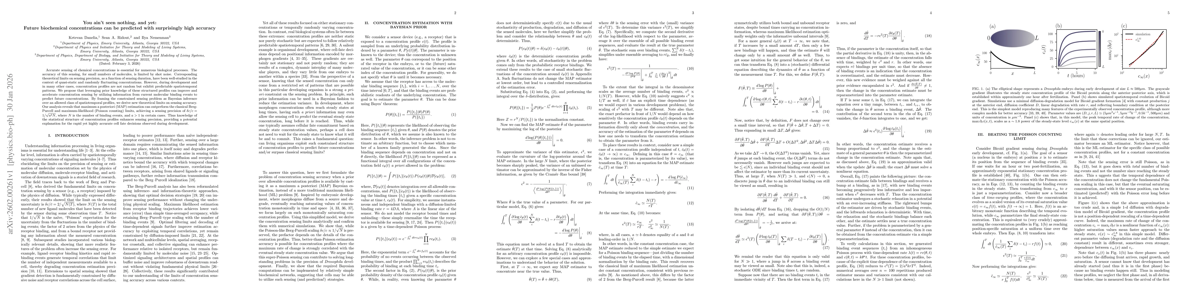 Thumbnail for You ain't seen nothing, and yet: Future biochemical concentrations can be predicted with surprisingly high accuracy