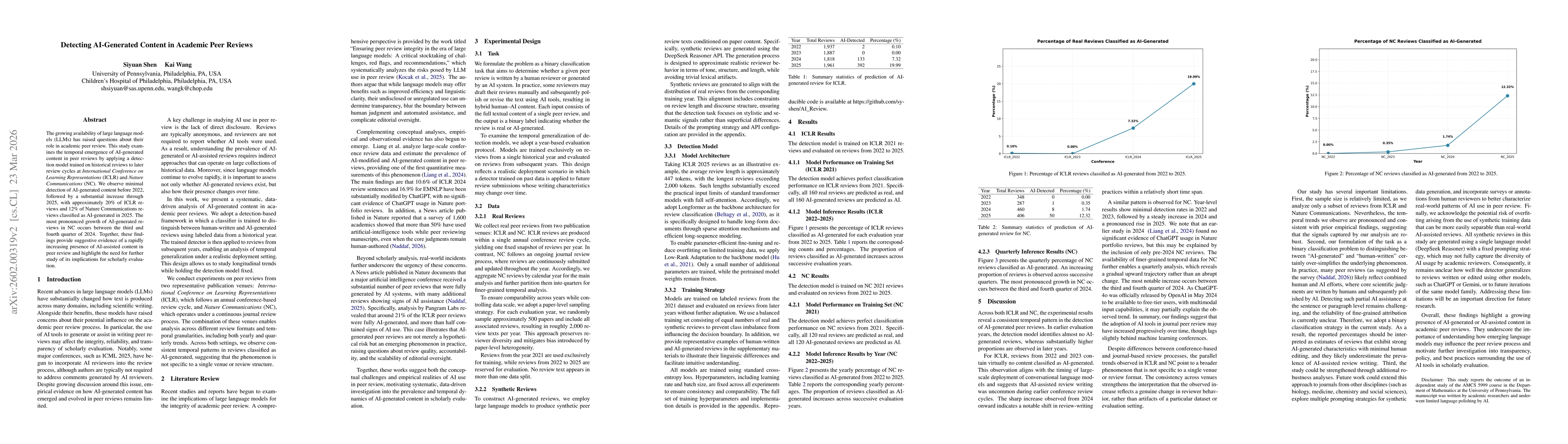 Thumbnail for Detecting AI-Generated Content in Academic Peer Reviews