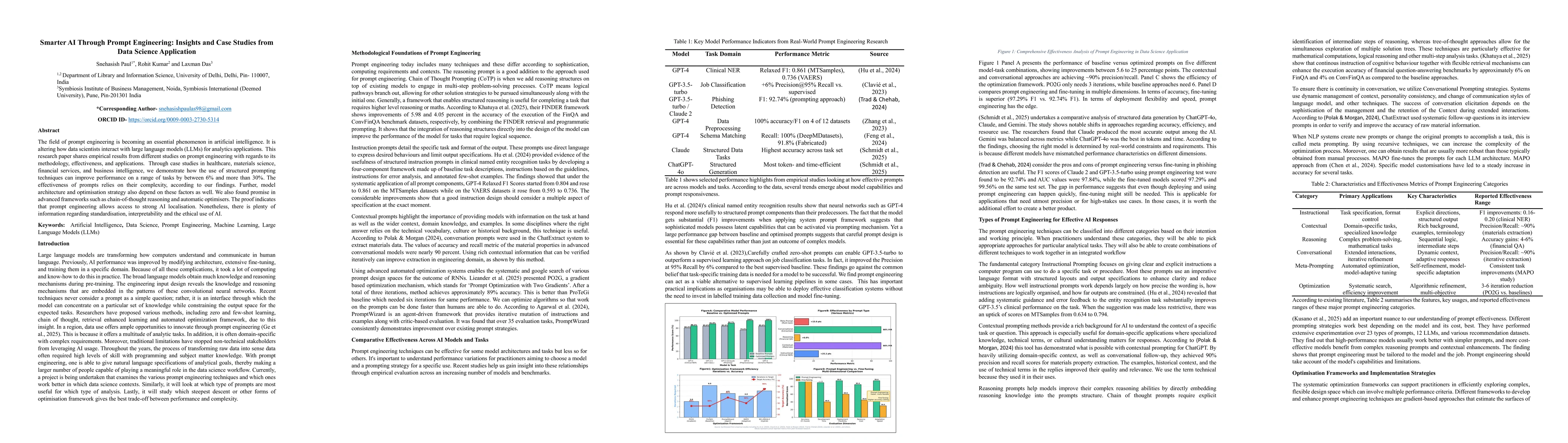 Thumbnail for Smarter AI Through Prompt Engineering: Insights and Case Studies from Data Science Application