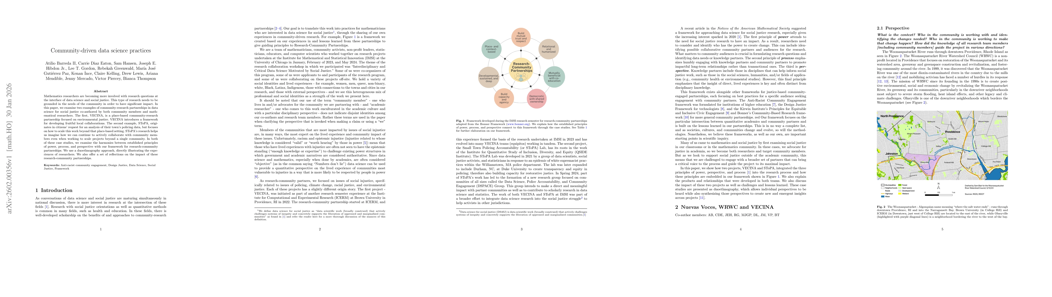 Thumbnail for Community-driven data science practices