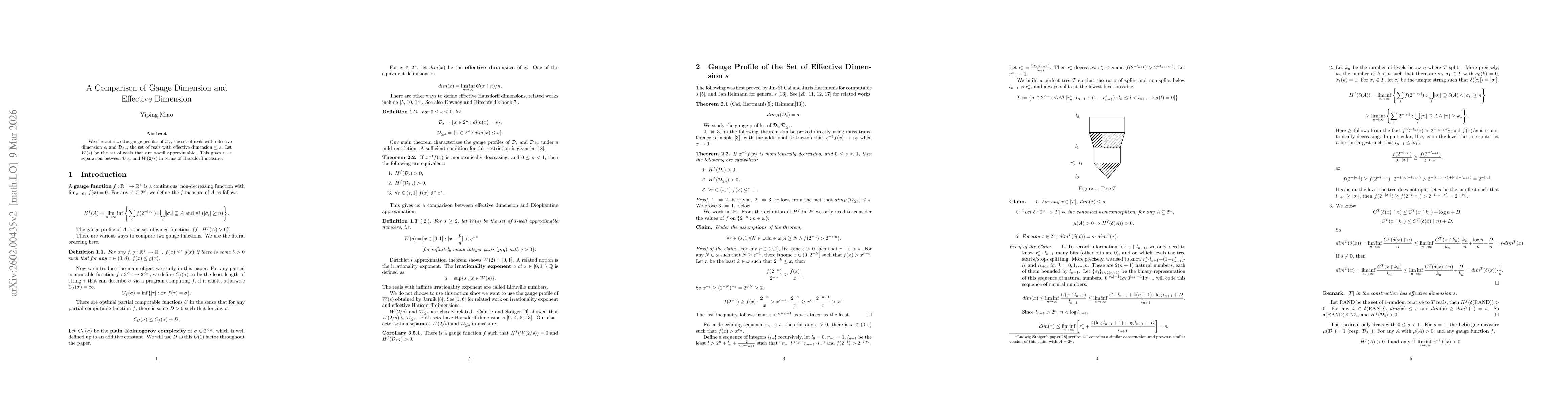Thumbnail for Effective Dimension s and Gauge Functions