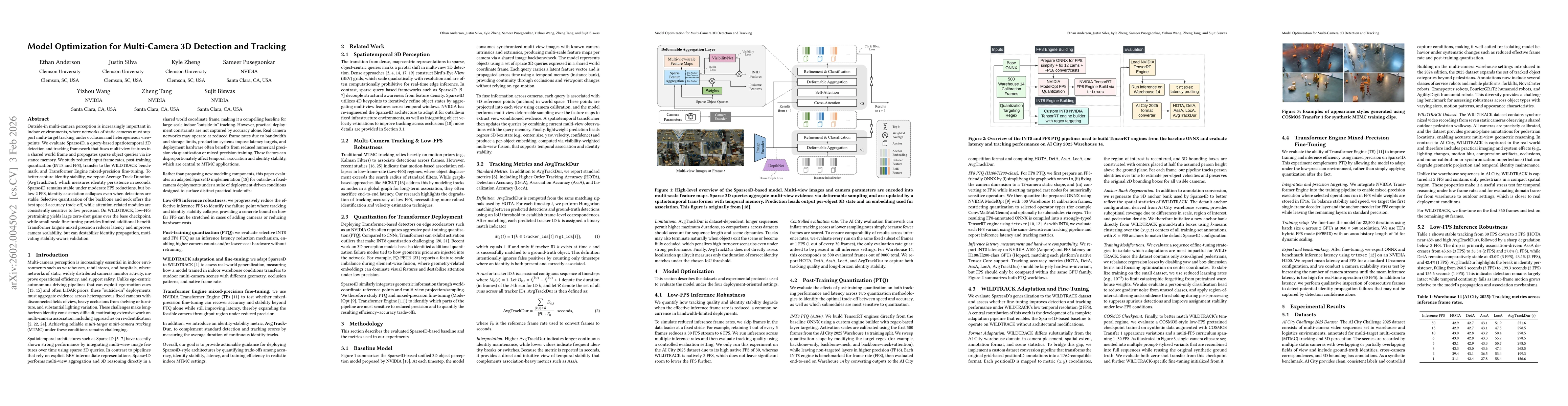 Thumbnail for Model Optimization for Multi-Camera 3D Detection and Tracking
