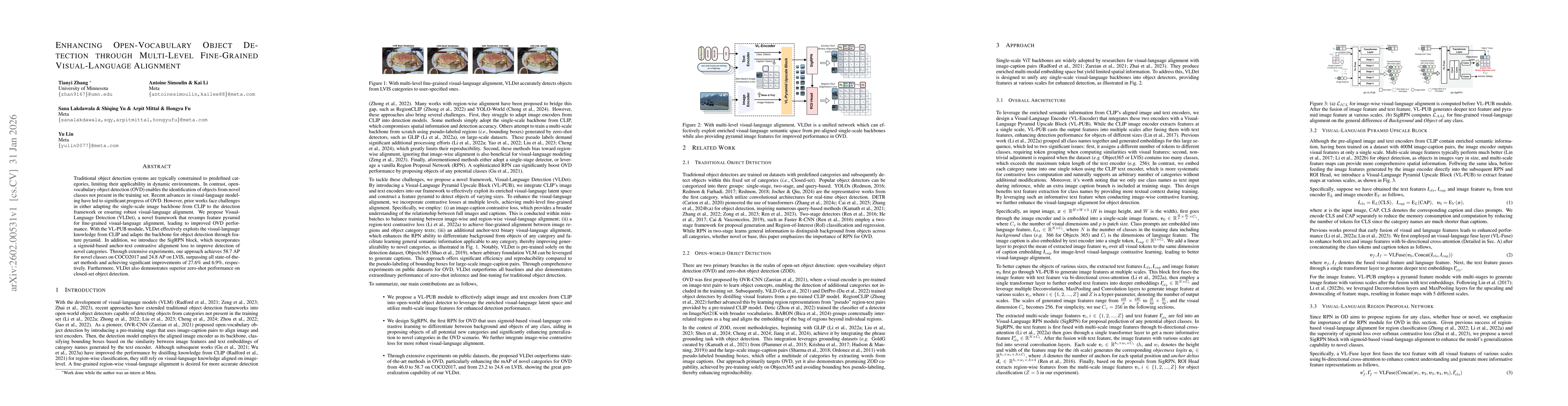 Thumbnail for Enhancing Open-Vocabulary Object Detection through Multi-Level Fine-Grained Visual-Language Alignment