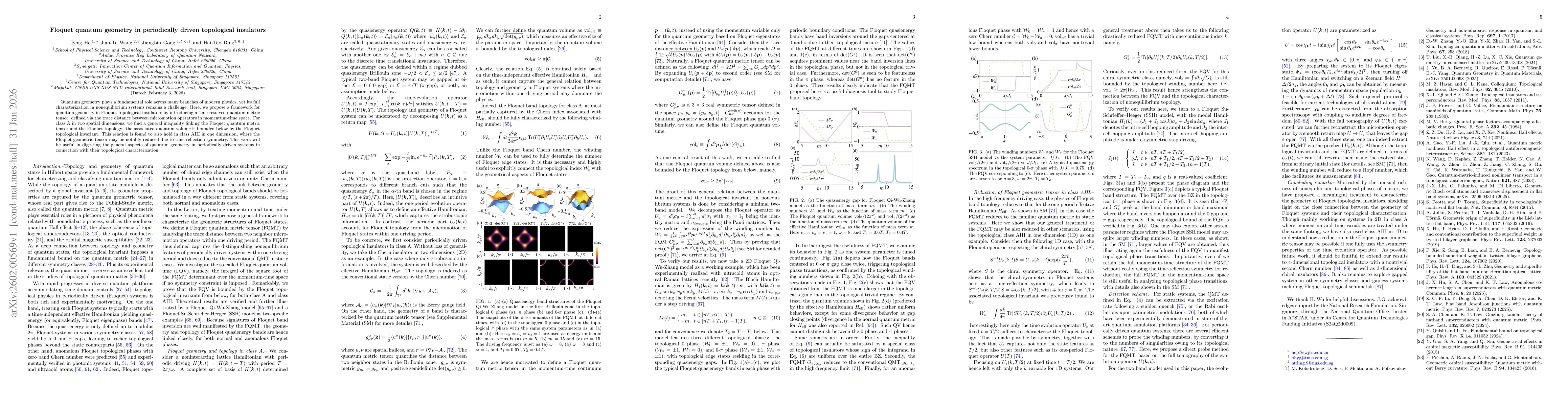 Thumbnail for Floquet quantum geometry in periodically driven topological insulators