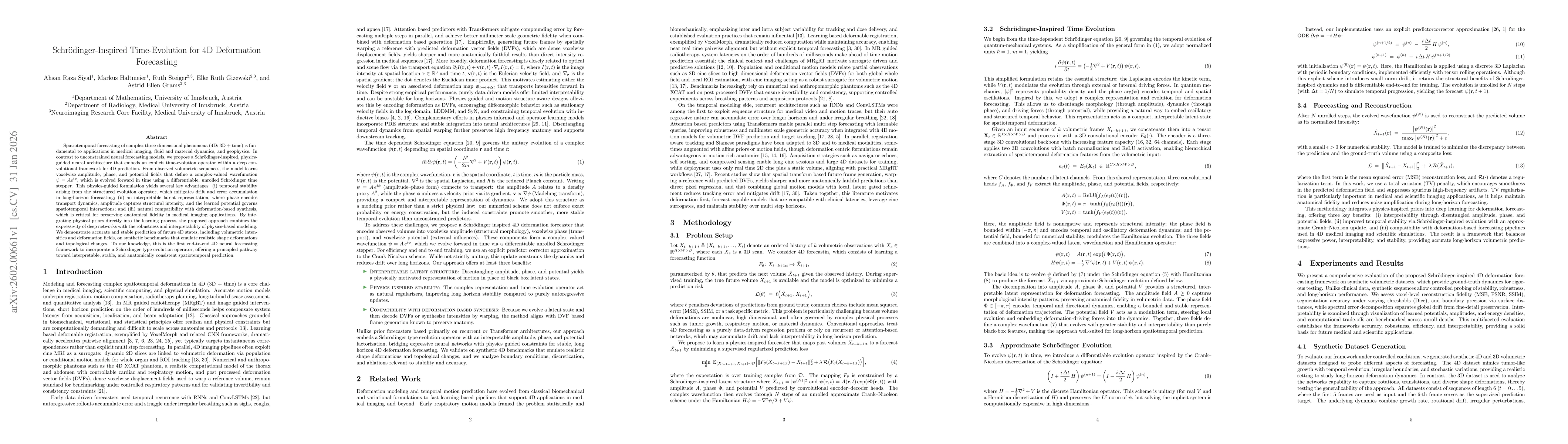 Thumbnail for Schrödinger-Inspired Time-Evolution for 4D Deformation Forecasting