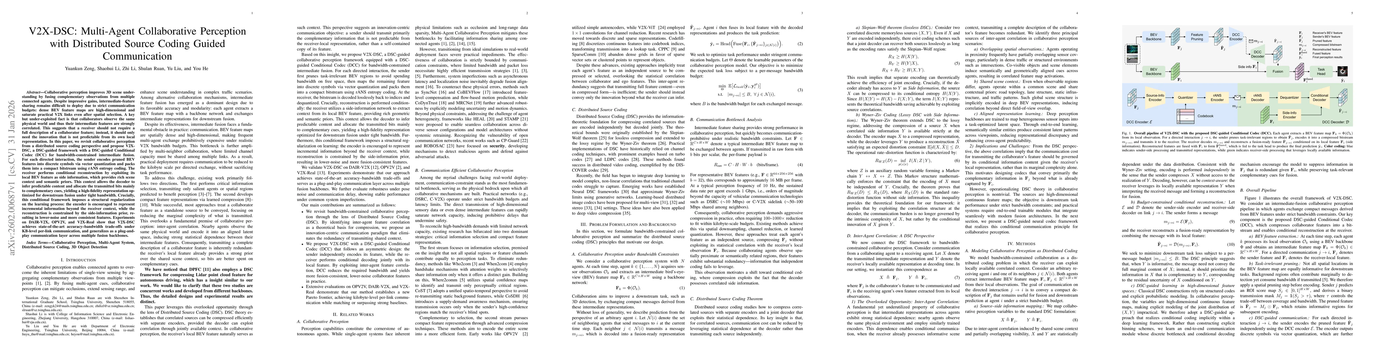Thumbnail for V2X-DSC: Multi-Agent Collaborative Perception with Distributed Source Coding Guided Communication