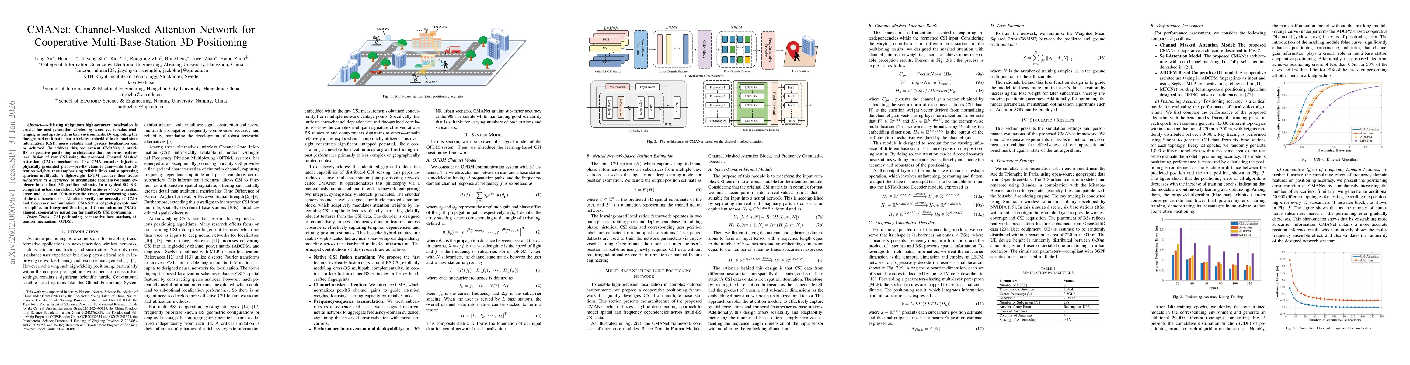 Thumbnail for CMANet: Channel-Masked Attention Network for Cooperative Multi-Base-Station 3D Positioning