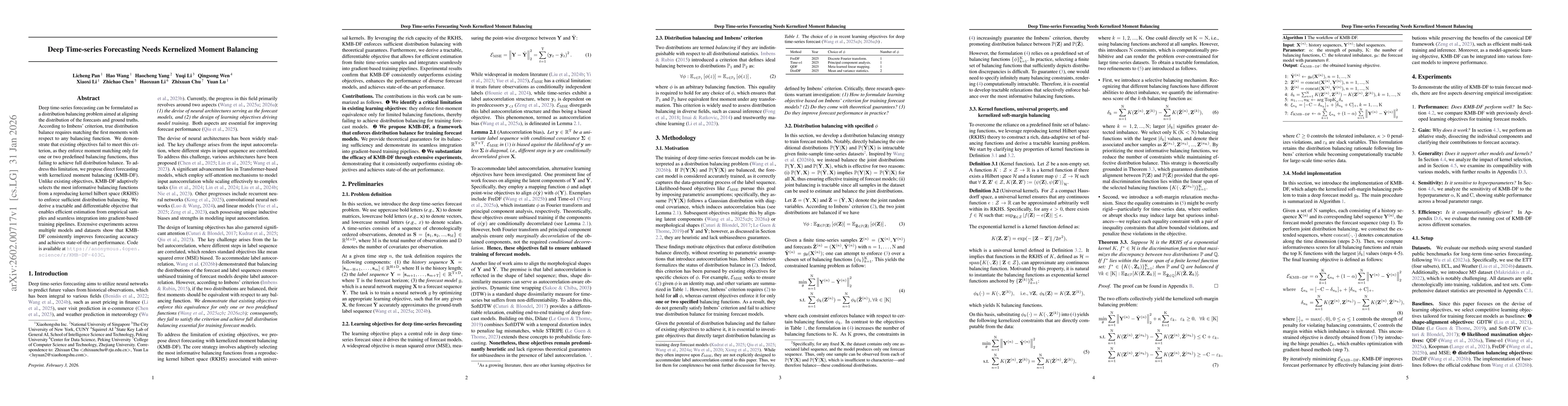 Thumbnail for Deep Time-series Forecasting Needs Kernelized Moment Balancing