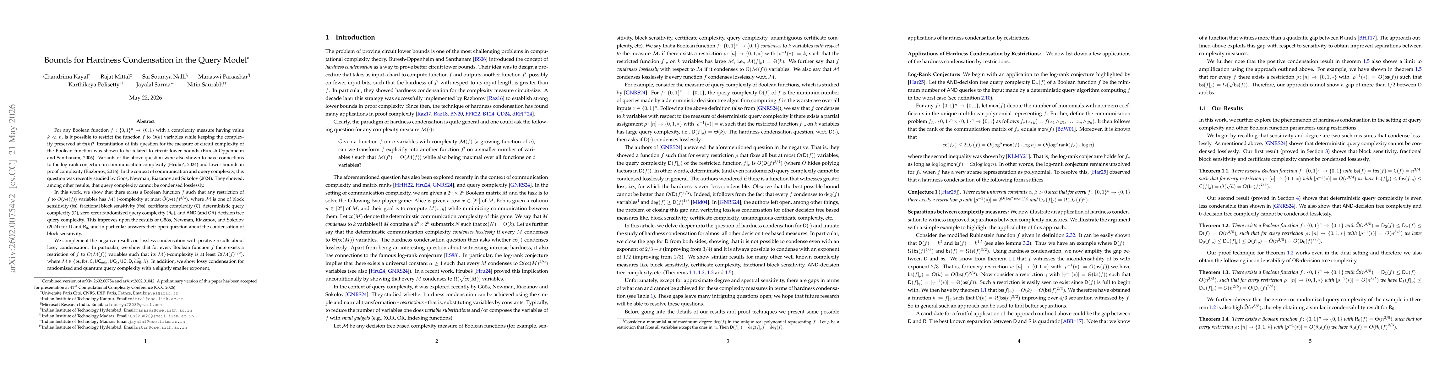 Thumbnail for Hardness Condensation for Decision Tree Measures by Restrictions