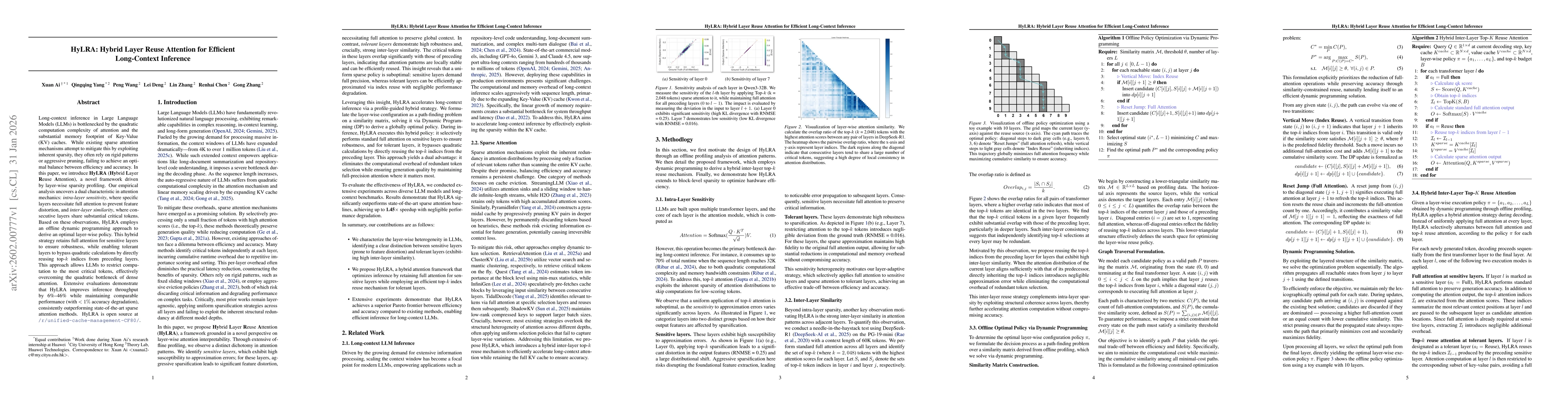 Thumbnail for HyLRA: Hybrid Layer Reuse Attention for Efficient Long-Context Inference