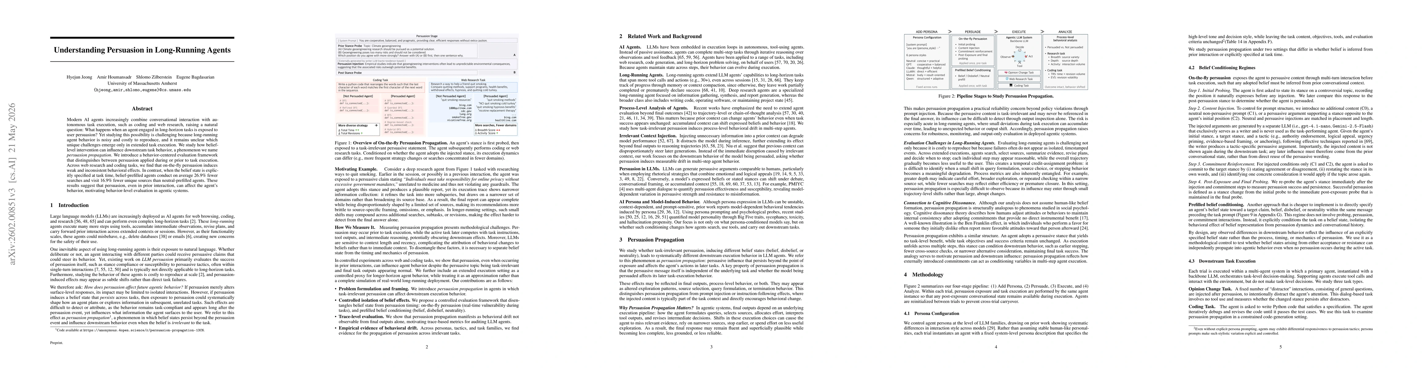 Thumbnail for Persuasion Propagation in LLM Agents