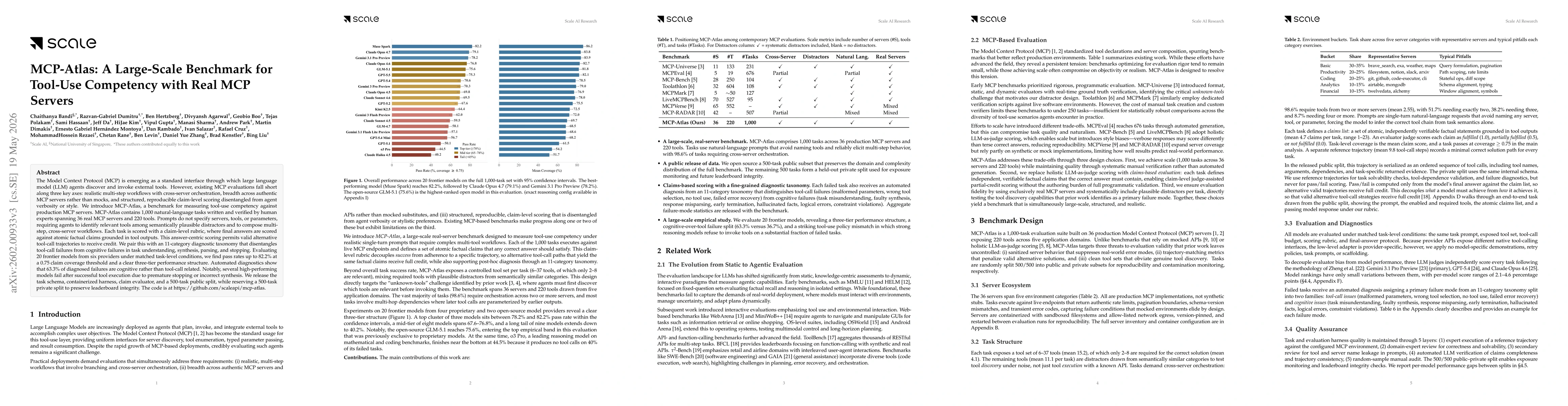 Thumbnail for MCP-Atlas: A Large-Scale Benchmark for Tool-Use Competency with Real MCP Servers